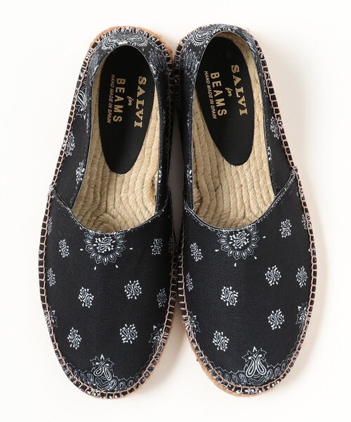 BEAMS（ビームス）の「SALVI × BEAMS / 別注 Bandana Espadrilles（サンダル・メンズ・ブラック/ネイビー・40/43/41/42）」の16枚目の写真