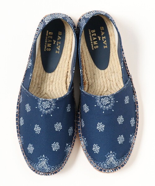 BEAMS（ビームス）の「SALVI × BEAMS / 別注 Bandana Espadrilles（サンダル・メンズ・ブラック/ネイビー・40/43/41/42）」の11枚目の写真