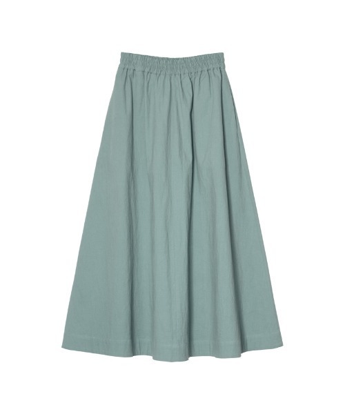 Re:EDIT（リエディ）の「[低身長/高身長サイズ有]ストレッチコットンロングフレアスカート（スカート・レディース・モカ/アイボリー/ブルー・MEDIUM/LARGE/SHORT/TALL）」の12枚目の写真