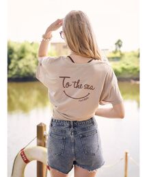 To the sea | バックスマイルTシャツ(Tシャツ/カットソー)