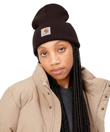 Carhartt｜カーハートのニットキャップ/ビーニー（ブラウン/茶色
