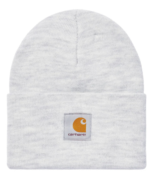 Carhartt WIP（カーハートダブリューアイピー）の「Carhartt WIP/カーハート ダブリューアイピー ビーニー ACRYLIC WATCH CAP I020222（ニットキャップ/ビーニー・レディース・ブラウン/ベージュ/グレー系その他/ホワイト系その他/グリーン/ブルー/オレンジ/ブラック/ネイビー/グレー/アイボリー/ヘザーグレー/ダークグリーン/グレイッシュブルー/ダークブラウン/レンガ/ダークオリーブ/ダークネイビー/アッシュグレー/ダークグレー/コバルトブルー/ピンク/ブラック系その他・FREE）」の8枚目の写真