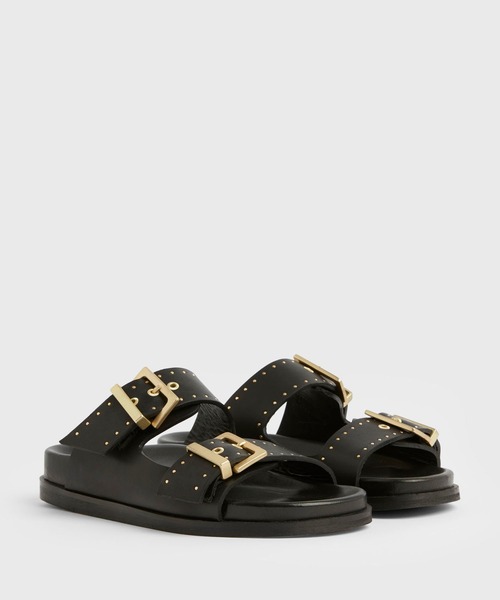 ALLSAINTS（オールセインツ）の「MAE LEATHER SANDALS | MAE レザー サンダル（サンダル・レディース・ブラック・UK4/UK6/UK3/UK5）」の3枚目の写真
