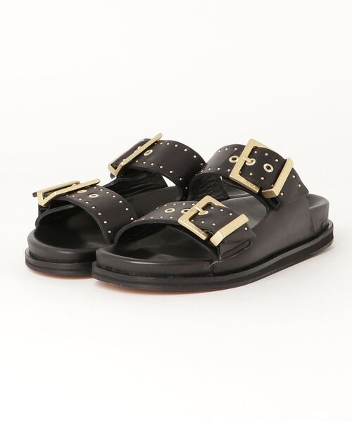 ALLSAINTS（オールセインツ）の「MAE LEATHER SANDALS | MAE レザー サンダル（サンダル・レディース・ブラック・UK4/UK6/UK3/UK5）」の6枚目の写真