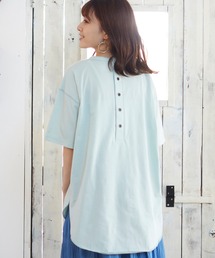 MATCH&more | バックヘンリーチュニック(Tシャツ/カットソー)