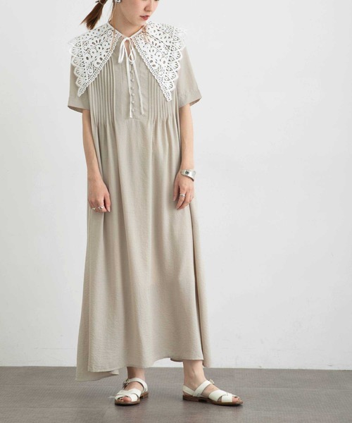 bohmal(ボマール)の「カジュアルレースつけ襟(付け襟・レディース・ホワイト・FREE)」の5枚目の写真