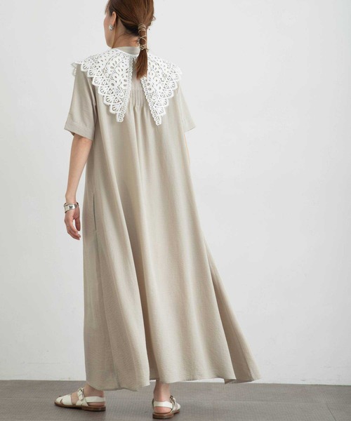 bohmal(ボマール)の「カジュアルレースつけ襟(付け襟・レディース・ホワイト・FREE)」の6枚目の写真