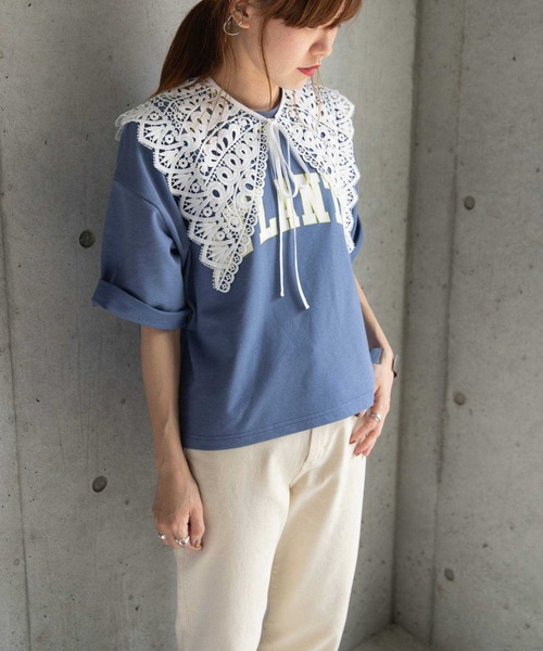 bohmal(ボマール)の「カジュアルレースつけ襟(付け襟・レディース・ホワイト・FREE)」の14枚目の写真