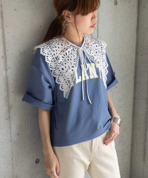 bohmal(ボマール)の「カジュアルレースつけ襟(付け襟・レディース・ホワイト・FREE)」の15枚目の写真