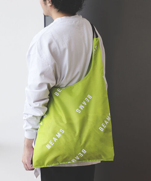 bpr BEAMS（ビーピーアール ビームス ）の「BEAMS / ロゴ 2WAY ショッパーバッグ（トートバッグ・メンズ・ホワイト/ブラック/パープル/カーキ/サックスブルー/ピンク/オレンジ/グリーン・ONE SIZE）」の5枚目の写真