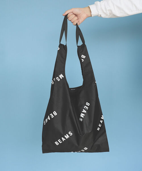 bpr BEAMS（ビーピーアール ビームス ）の「BEAMS / ロゴ 2WAY ショッパーバッグ（トートバッグ・メンズ・ホワイト/ブラック/パープル/カーキ/サックスブルー/ピンク/オレンジ/グリーン・ONE SIZE）」の3枚目の写真