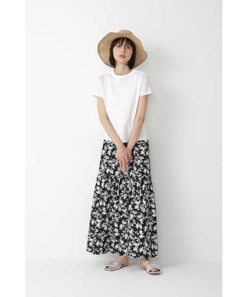 human woman(ヒューマンウーマン)の「◆ボンネルAgTシャツ(Tシャツ/カットソー・レディース・ホワイト/ブラック/カーキ・MEDIUM)」の10枚目の写真