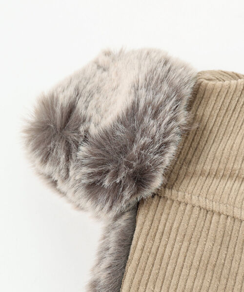 Ray BEAMS（レイビームス）の「CONTROL FREAK × Ray BEAMS / 別注 フライト キャップ（キャップ・レディース・ブラック/ベージュ・ONE SIZE）」の21枚目の写真