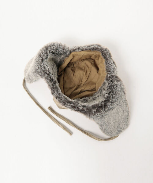 Ray BEAMS（レイビームス）の「CONTROL FREAK × Ray BEAMS / 別注 フライト キャップ（キャップ・レディース・ブラック/ベージュ・ONE SIZE）」の22枚目の写真