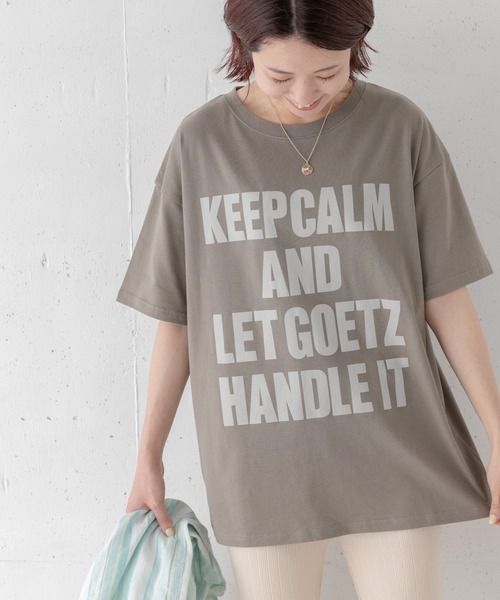 URBAN RESEARCH Sonny Label（アーバンリサーチサニーレーベル）の「ロゴTシャツ（Tシャツ/カットソー・レディース・ブラック/オフホワイト/カーキ・FREE）」の3枚目の写真