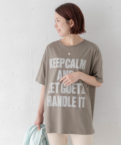 URBAN RESEARCH Sonny Label（アーバンリサーチサニーレーベル）の「ロゴTシャツ（Tシャツ/カットソー・レディース・ブラック/オフホワイト/カーキ・FREE）」の4枚目の写真