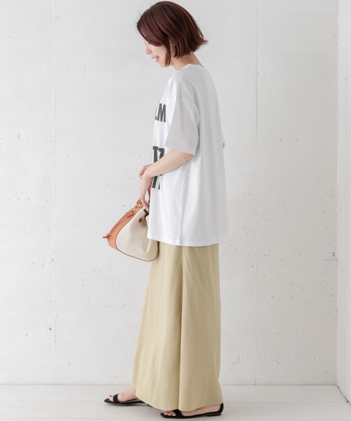 URBAN RESEARCH Sonny Label（アーバンリサーチサニーレーベル）の「ロゴTシャツ（Tシャツ/カットソー・レディース・ブラック/オフホワイト/カーキ・FREE）」の5枚目の写真