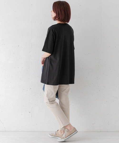 URBAN RESEARCH Sonny Label（アーバンリサーチサニーレーベル）の「ロゴTシャツ（Tシャツ/カットソー・レディース・ブラック/オフホワイト/カーキ・FREE）」の18枚目の写真