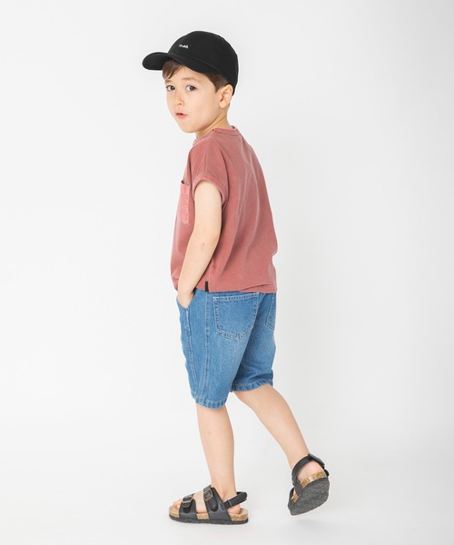 BRANSHES(ブランシェス)の「ビンテージ風加工タンクトップ(タンクトップ・キッズ・チャコールグレー/レッド/ブルー・110cm/100cm/120cm/130cm/140cm/150cm)」の6枚目の写真