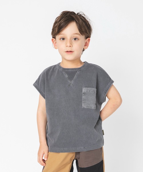 BRANSHES(ブランシェス)の「ビンテージ風加工タンクトップ(タンクトップ・キッズ・チャコールグレー/レッド/ブルー・110cm/100cm/120cm/130cm/140cm/150cm)」の15枚目の写真