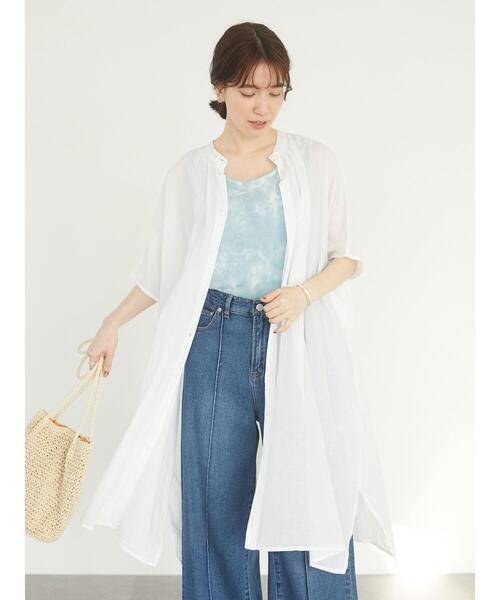 Sugar spoon（シュガースプーン）の「・SUGAR SPOON タイダイテレコタンク＊（タンクトップ・レディース・オフホワイト/グリーン/ピンク/イエロー・FREE）」の10枚目の写真