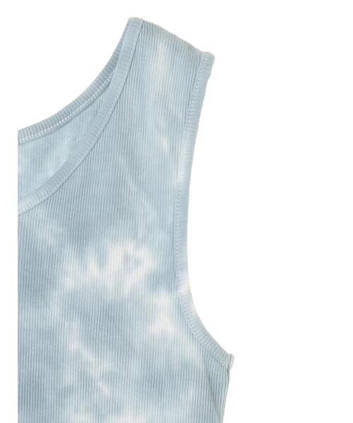 Sugar spoon（シュガースプーン）の「・SUGAR SPOON タイダイテレコタンク＊（タンクトップ・レディース・オフホワイト/グリーン/ピンク/イエロー・FREE）」の14枚目の写真