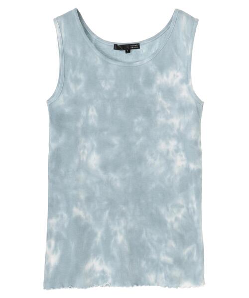 Sugar spoon（シュガースプーン）の「・SUGAR SPOON タイダイテレコタンク＊（タンクトップ・レディース・オフホワイト/グリーン/ピンク/イエロー・FREE）」の11枚目の写真