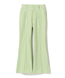 Ray BEAMS | Ray BEAMS / ギンガム ストレッチ フレア パンツ(その他パンツ)