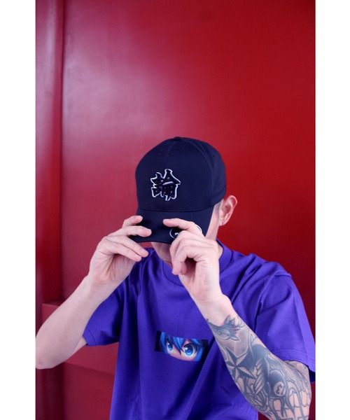 LONELY/論理（ロンリー）の「LONELY(論理)/ロンリー LIMP CAP キャップ（キャップ・メンズ・ブラック/レッド・FREE）」の10枚目の写真