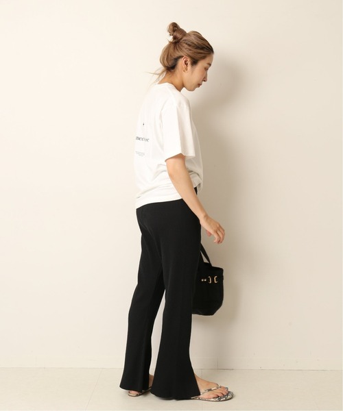 journal standard L'essage（ジャーナルスタンダードレサージュ）の「リブパンツ◆（その他パンツ・レディース・ブラック/ブラウン/カーキ・FREE）」の7枚目の写真