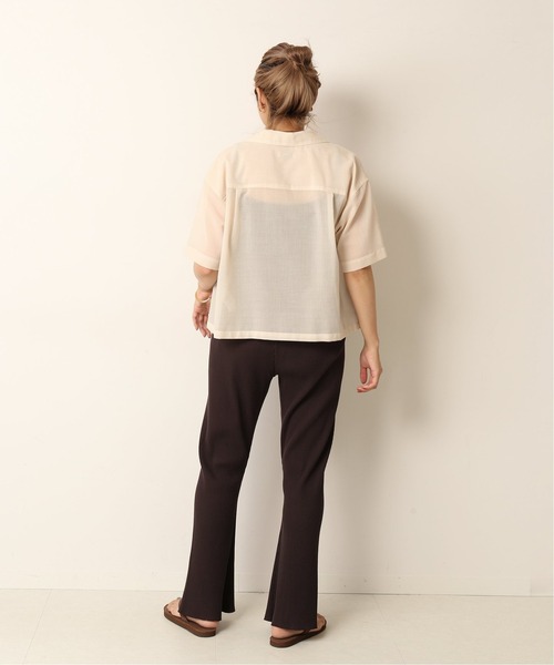 journal standard L'essage（ジャーナルスタンダードレサージュ）の「リブパンツ◆（その他パンツ・レディース・ブラック/ブラウン/カーキ・FREE）」の11枚目の写真