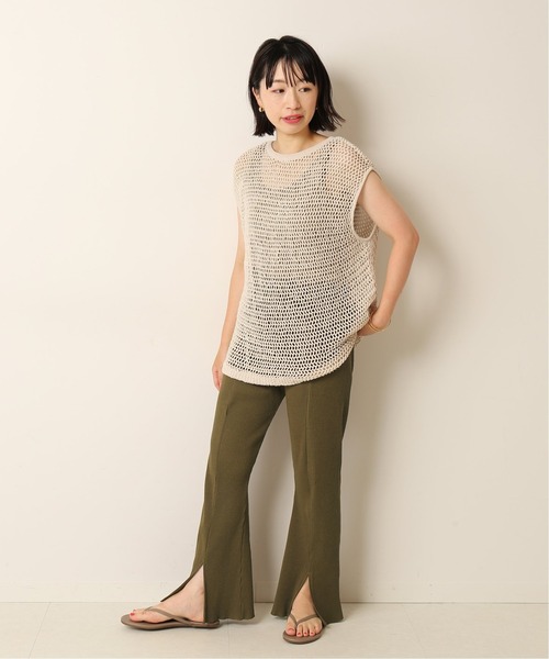 journal standard L'essage（ジャーナルスタンダードレサージュ）の「リブパンツ◆（その他パンツ・レディース・ブラック/ブラウン/カーキ・FREE）」の13枚目の写真