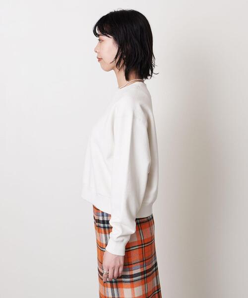 UNITED ARROWS(ユナイテッドアローズ)の「UWSC スウェット プルオーバー †(スウェット・レディース・グレー/オフホワイト/ケリー・FREE)」の5枚目の写真