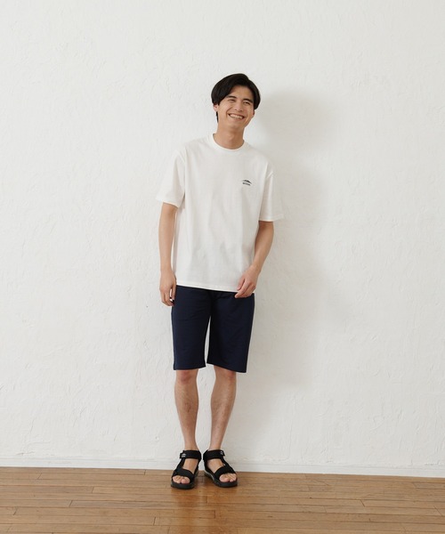 OUTDOOR PRODUCTS（アウトドアプロダクツ）の「【OUTDOOR PRODUCTS】USAコットン ヘビーウェイトグラフィックバックプリントTシャツ/ワンポイントブランドロゴ（Tシャツ/カットソー・メンズ・ホワイト/ネイビー/カーキ/ブラック/ベージュ/ホワイト系その他・X-LARGE/MEDIUM/LARGE）」の7枚目の写真