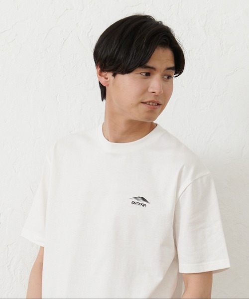 OUTDOOR PRODUCTS（アウトドアプロダクツ）の「【OUTDOOR PRODUCTS】USAコットン ヘビーウェイトグラフィックバックプリントTシャツ/ワンポイントブランドロゴ（Tシャツ/カットソー・メンズ・ホワイト/ネイビー/カーキ/ブラック/ベージュ/ホワイト系その他・X-LARGE/MEDIUM/LARGE）」の9枚目の写真