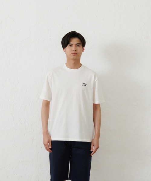 OUTDOOR PRODUCTS（アウトドアプロダクツ）の「【OUTDOOR PRODUCTS】USAコットン ヘビーウェイトグラフィックバックプリントTシャツ/ワンポイントブランドロゴ（Tシャツ/カットソー・メンズ・ホワイト/ネイビー/カーキ/ブラック/ベージュ/ホワイト系その他・X-LARGE/MEDIUM/LARGE）」の10枚目の写真