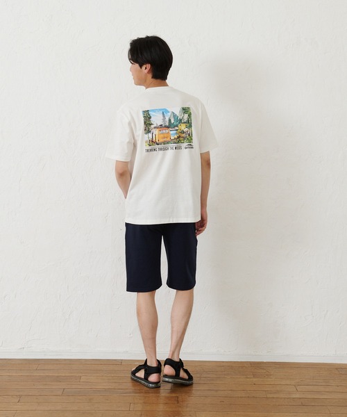 OUTDOOR PRODUCTS（アウトドアプロダクツ）の「【OUTDOOR PRODUCTS】USAコットン ヘビーウェイトグラフィックバックプリントTシャツ/ワンポイントブランドロゴ（Tシャツ/カットソー・メンズ・ホワイト/ネイビー/カーキ/ブラック/ベージュ/ホワイト系その他・X-LARGE/MEDIUM/LARGE）」の13枚目の写真