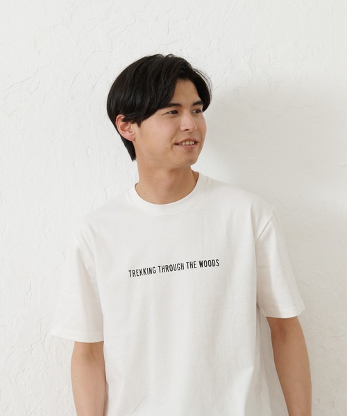 OUTDOOR PRODUCTS（アウトドアプロダクツ）の「【OUTDOOR PRODUCTS】USAコットン ヘビーウェイトグラフィックバックプリントTシャツ/ワンポイントブランドロゴ（Tシャツ/カットソー・メンズ・ホワイト/ネイビー/カーキ/ブラック/ベージュ/ホワイト系その他・X-LARGE/MEDIUM/LARGE）」の16枚目の写真