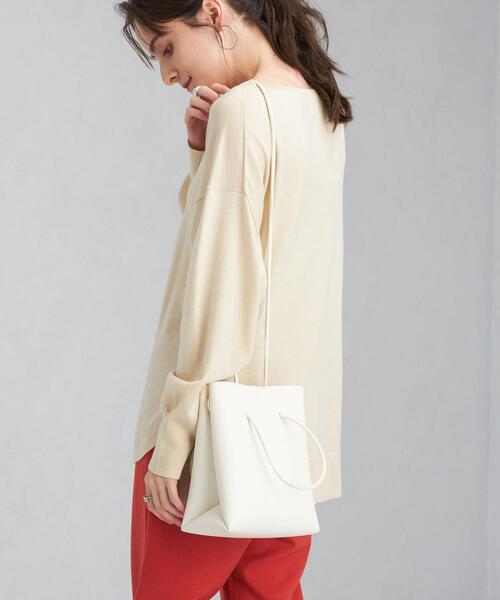 green label relaxing（グリーンレーベルリラクシング）の「MINI SHPG 2WAY バッグ（ショルダーバッグ・レディース・ブラック/ベージュ/オフホワイト/ピンク/ワインレッド・FREE）」の7枚目の写真