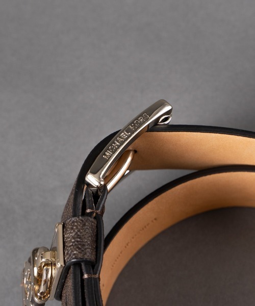 MICHAEL KORS（マイケルコース）の「"MICHAEL KORS" MICHAEL KORS Hamilton Lock Monogram Belt【Wo】【it】（ベルト・レディース・ブラウン・SMALL/MEDIUM/LARGE）」の5枚目の写真