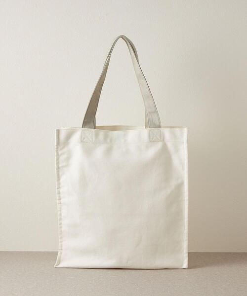 CITEN（シテン）の「＜CITEN（シテン）＞CITENロゴプリント Mサイズ トートバッグ（トートバッグ・レディース・ライトグレー/ホワイト・FREE）」の8枚目の写真