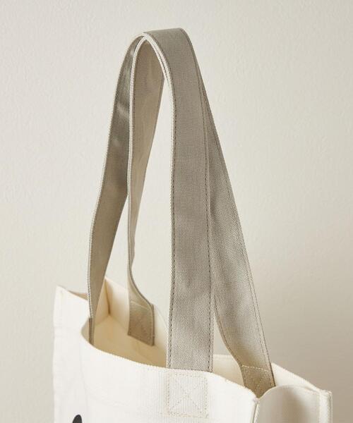 CITEN（シテン）の「＜CITEN（シテン）＞CITENロゴプリント Mサイズ トートバッグ（トートバッグ・レディース・ライトグレー/ホワイト・FREE）」の9枚目の写真