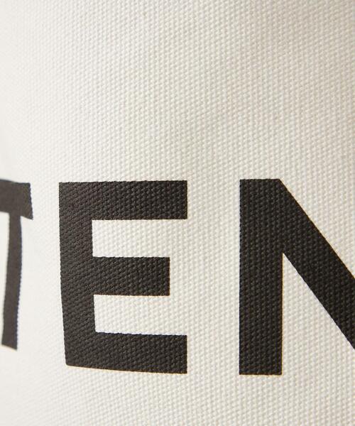 CITEN（シテン）の「＜CITEN（シテン）＞CITENロゴプリント Mサイズ トートバッグ（トートバッグ・レディース・ライトグレー/ホワイト・FREE）」の6枚目の写真