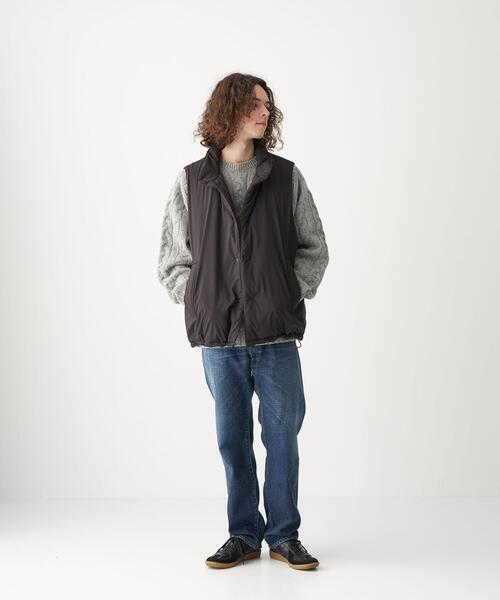 CITEN(シテン)の「<CITEN(シテン)>フィッシャーマンズ ニット(ニット/セーター・メンズ・ライトグレー/ダークグリーン/ライム/ナチュラル/ライトピンク・FREE)」の7枚目の写真