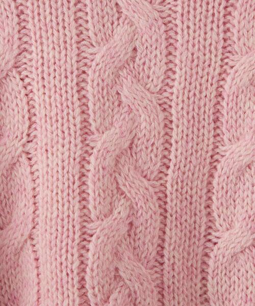 CITEN(シテン)の「<CITEN(シテン)>フィッシャーマンズ ニット(ニット/セーター・メンズ・ライトグレー/ダークグリーン/ライム/ナチュラル/ライトピンク・FREE)」の21枚目の写真