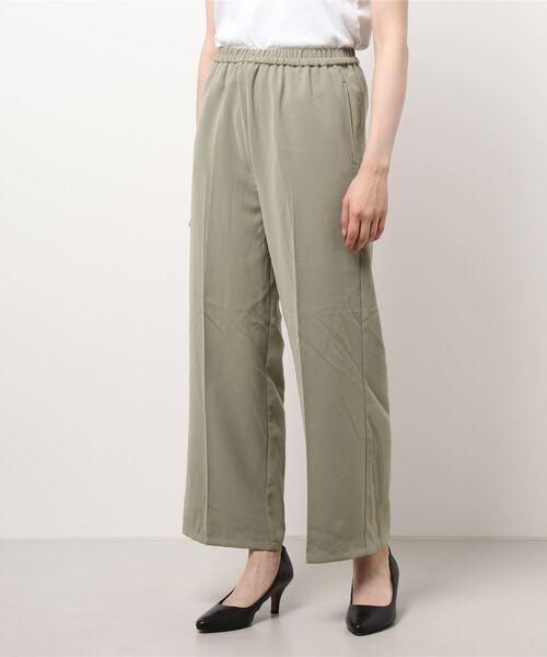 LOWRYS FARM（ローリーズファーム）の「カラーイージーワイドパンツ　957895（スラックス・レディース・アイボリー/ネイビー/カーキ・FREE）」の7枚目の写真