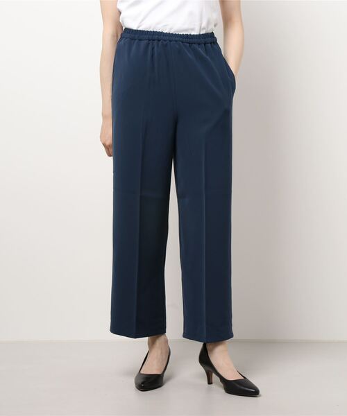 LOWRYS FARM（ローリーズファーム）の「カラーイージーワイドパンツ　957895（スラックス・レディース・アイボリー/ネイビー/カーキ・FREE）」の6枚目の写真