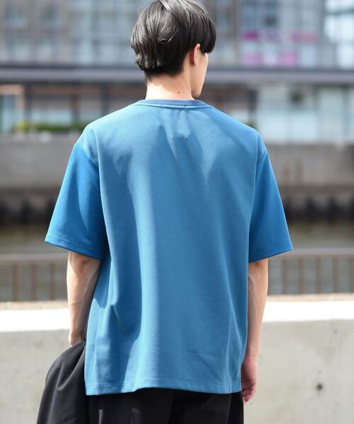 SHIPS（シップス）の「SHIPS: japan quality プリペラ調 リラックス Tシャツ（Tシャツ/カットソー・メンズ・ライトグレー/ブルー/キャメル・SMALL/MEDIUM/LARGE/X-LARGE）」の12枚目の写真