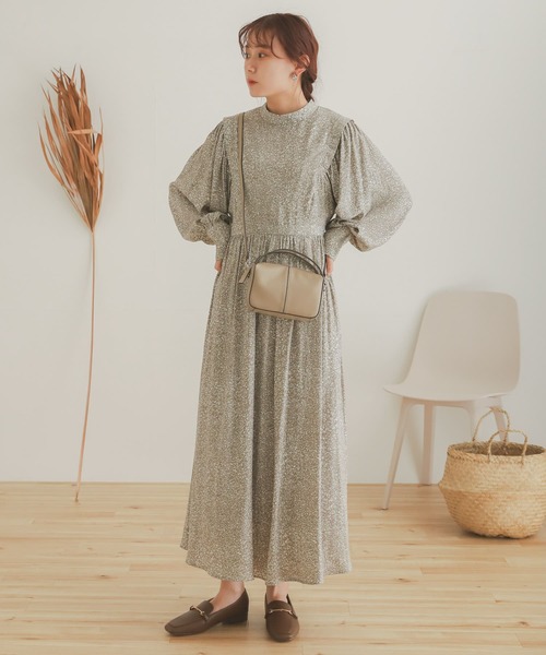 SENSE OF PLACE by URBAN RESEARCH(センスオブプレイスバイアーバンリサーチ)の「ストーンプリントウエストマークワンピース(ワンピース・レディース・ブラック系その他/ベージュ系その他・ONE)」の21枚目の写真