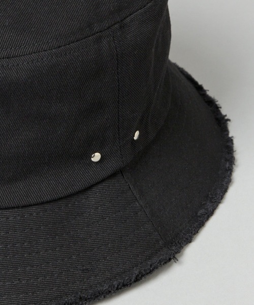 HARE（ハレ）の「ブリムクラッシュバケットハット(HARE)（ハット・レディース・アイボリー/ブラック・FREE）」の17枚目の写真